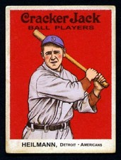 Banty Red Cracker Jack Series 2 HARRY HEILMANN, Detroit Tigers DEBUT