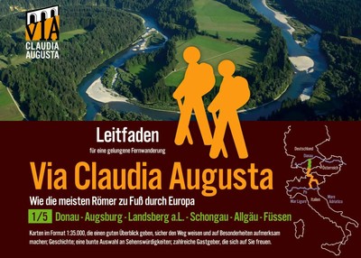 Fern-Wander-Route Via Claudia Augusta 1/5 Bayern P R E M I U M Tschaikner Buch