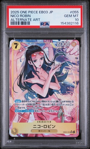 Nico Robin (Alternate Art) graded PSA 10 for sale on eBay