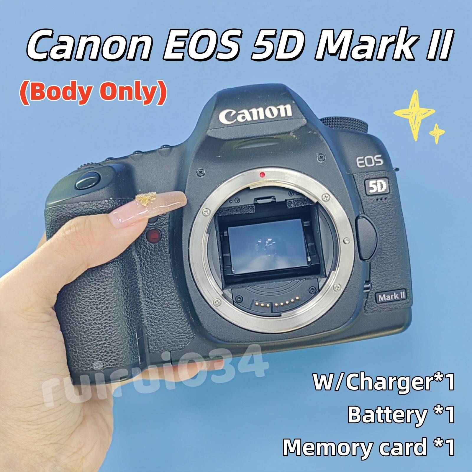 Canon EOS 5D Mark II Digital SLR Camera  (Body Only) Tested Work well