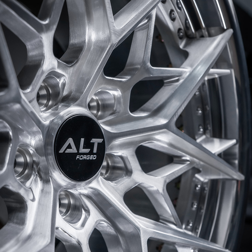 20"/21" ALT Forged DL15 Polished w/ Brushed Silver Wheels for Lamborghini Huracá