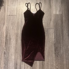 Vintage Made in Usa Windsor Velour Dress Size Small