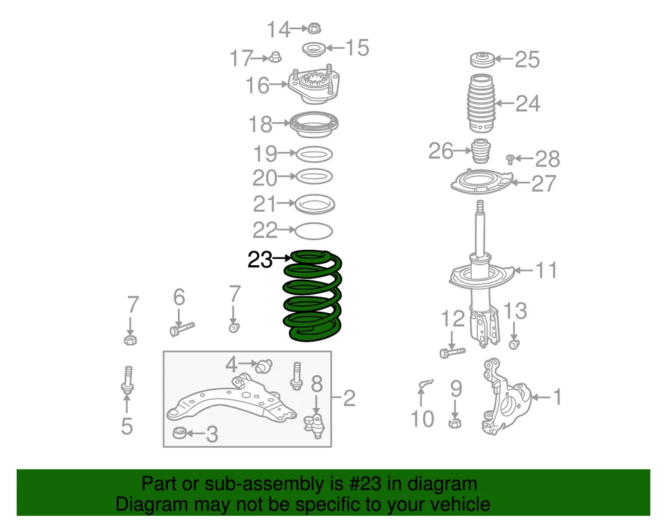 Muelle helicoidal GM 89060181 genuino Foto 2 de 2
