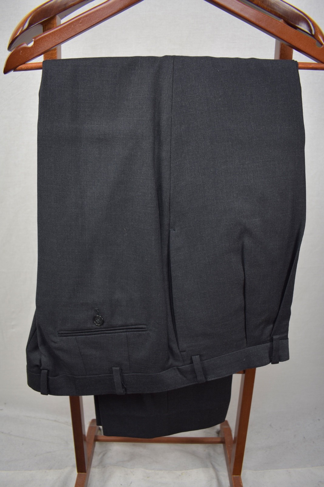 Tasso Elba Solid Gray 100% Wool Two Button Two Pi… - image 9