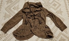 Girls Joyfolie Brown Sweater/Jacket Size 6