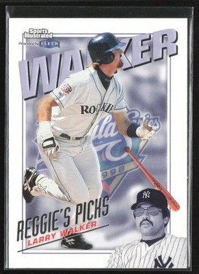 Larry Walker 1998 Fleer Sports Illustrated World Series Reggie's Picks #7