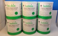 6-can Case Bobbie Organic Infant Formula 24 Oz Milk-Based Powder Exp. 04/01/2026