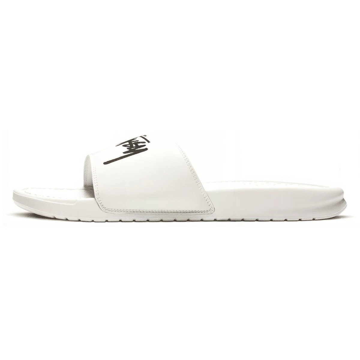 Stussy × Nike Benassi Slide Sandal Sail Nike Stussy x Benassi Sail for Sale | Authenticity Guaranteed | eBay