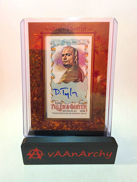 2026 Topps Allen & Ginter Darrell Taylor Framed Mini Autographs MA-DT