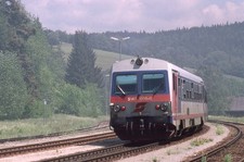 Austrian Federal ÖBB Railbus 5147 006-0 Train/Railroad '01 Kodachrome Slide A504