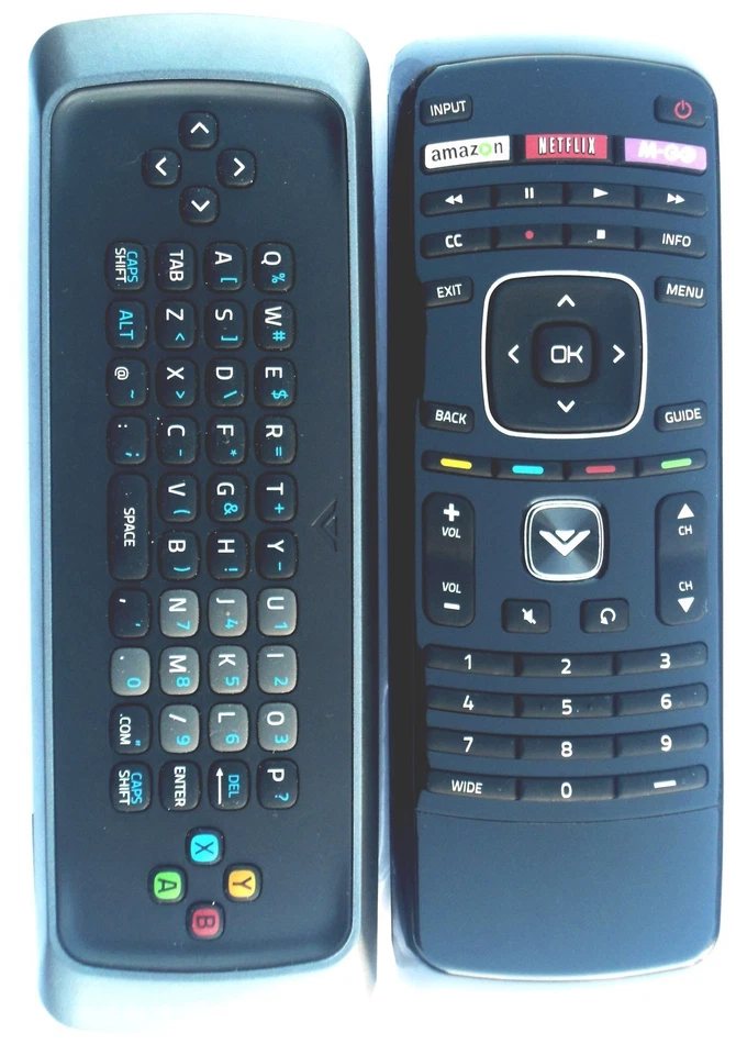 New Vizio Smart tv qwerty keyboard Remote for SV422XVT SV472XVT VF552XVT M470NV - Image 3 of 3