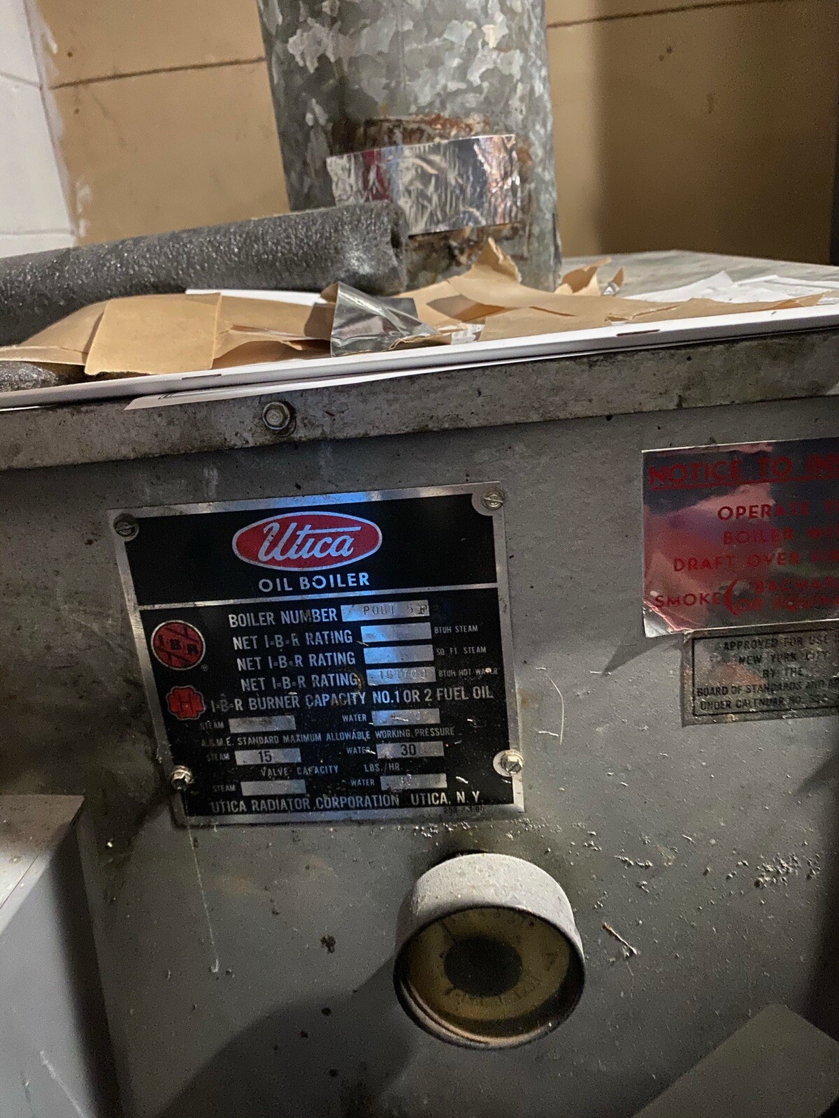 Utica Oil Boiler | eBay