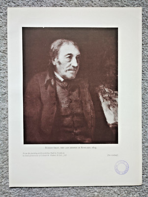 Robert Shaw, Last Keeper of Bowland - Vintage Print - 1956