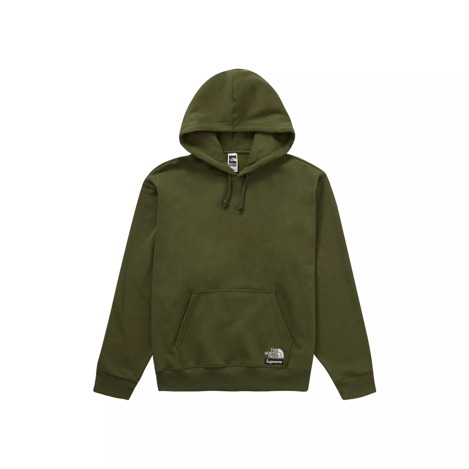 Sweat à capuche convertible Supreme The North Face olive