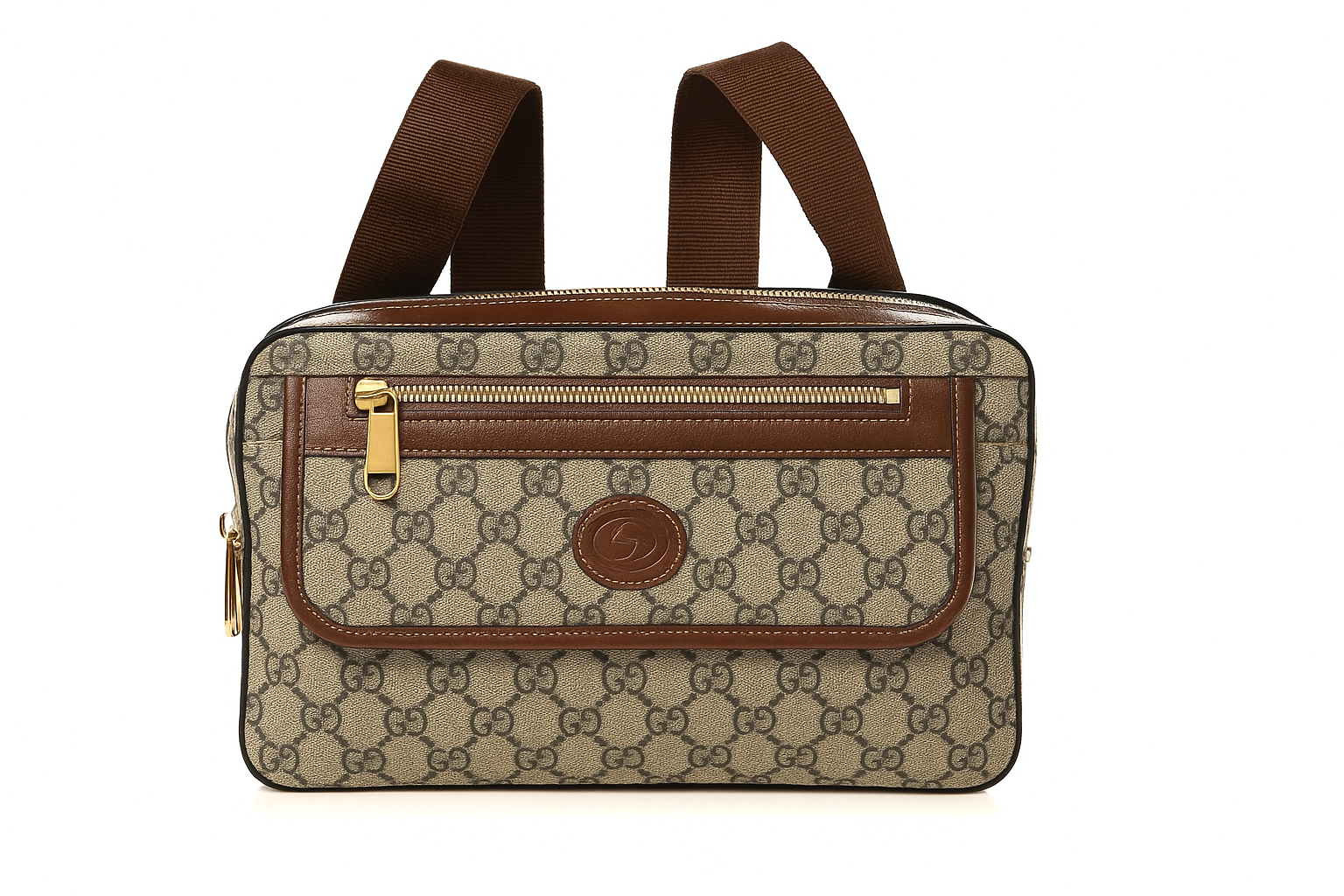 Gucci GG Monogram Calfskin Retro G Interlocking Holster Bag-image