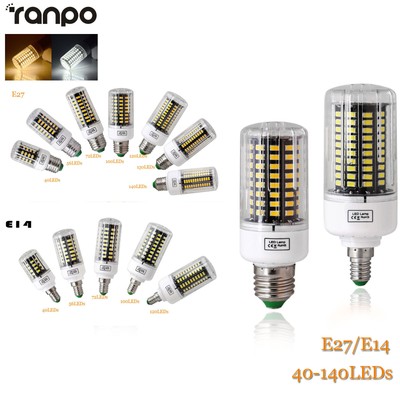 No Flash E27 E14 110 220V 5736 SMD LED Corn Bulb 12W20W35W Longer Lifespan SS177