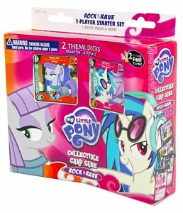 My Little Pony Collectable Card Game Rock N Rave 2 Player Starter Theme Set for sale online