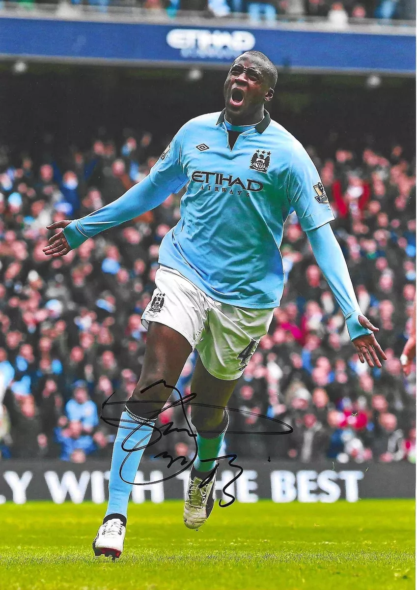 Yaya toure cheap signed shirt