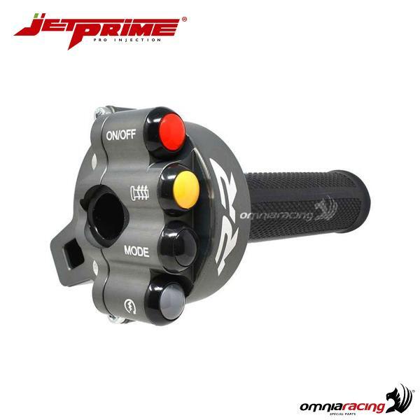 JetPrime Lenkerschalter aus Titan mit integriertem Gasgriff JetPrime Lenkerschalter aus Titan mit integriertem Gasgriff