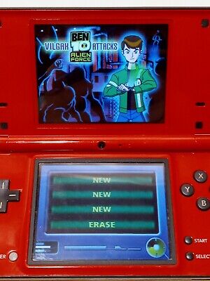 Nintendo DSi Crimson Red /Black Custom Handheld System With Charger