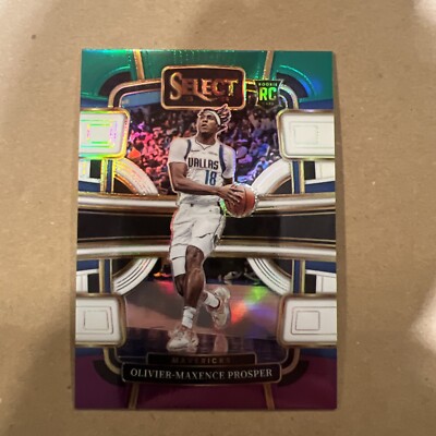 2023-24 Panini Select Concourse Green White Purple Oliver Maxence Prosper RC #85