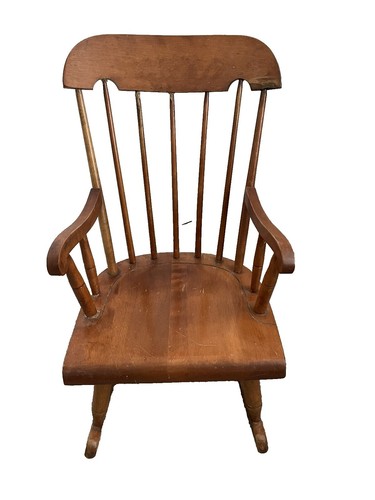nichols and Stone 木製 椅子 Vintage Nichols And Stone Rocking Chair - Full Size | eBay