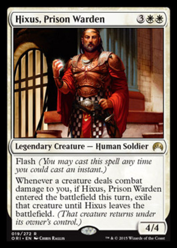 Hixus, Prison Warden LP, English MTG Magic Origins - Picture 1 of 1