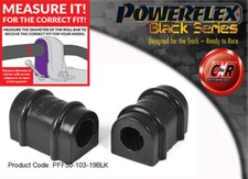 Powerflex Black Stabilisator Buchsen 19mm für Citroen AX Mk1 & 2 PFF50-103-19BLK