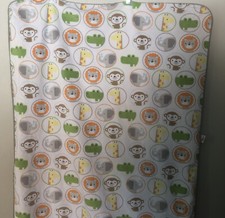 Target Circo Zoo Animals White Sherpa Baby Lovey Blanket Monkey Lion Elephant