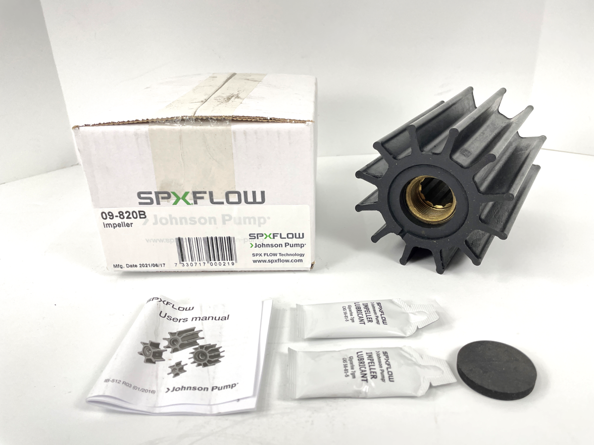 Johnson Pump 09-820B Man Diesel Impeller 12 Blade OEM F95 Johnson Pump 09-820B Man Diesel Impeller 12 Blade OEM F95