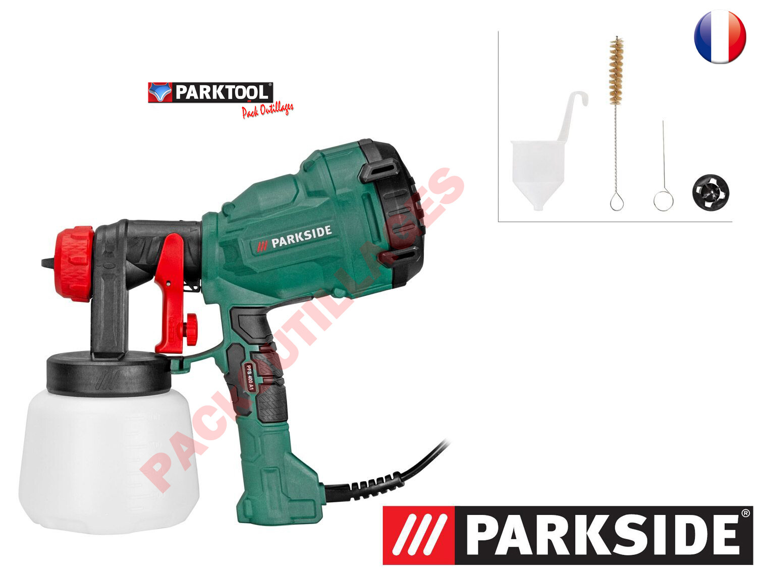 PARKSIDE Pistolet à peinture PFS 400 A1, 400 W eBay