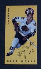 1994 Parkhurst Parkies Tall Boys Doug Mohns Authentic Signed card #27