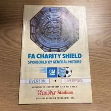 Everton v Liverpool 1984 FA Charity Shield at Wembley Stadium