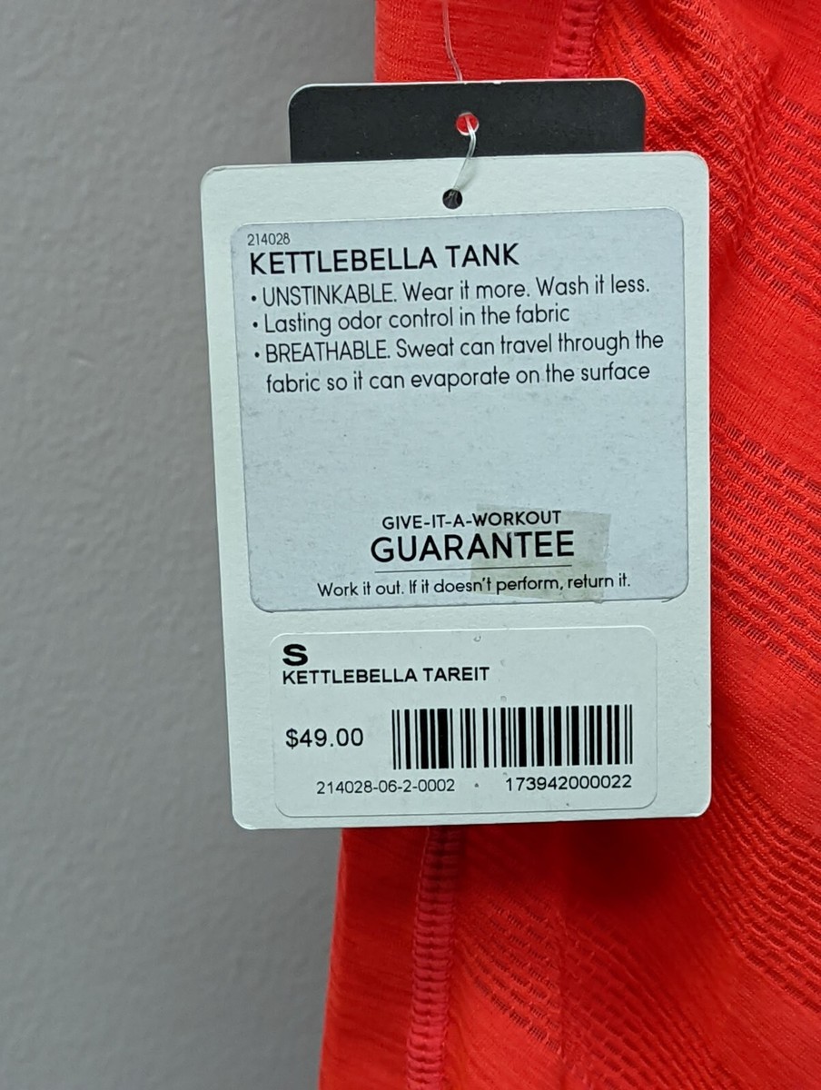 Athleta Kettlebella Tank Top Racerback Sz XS Red It Neon | eBay