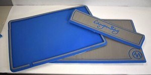 MarineMat 3 Piece Deck Mat Non Slip Mats Boat Decking Blue For Canyon Bay 24H