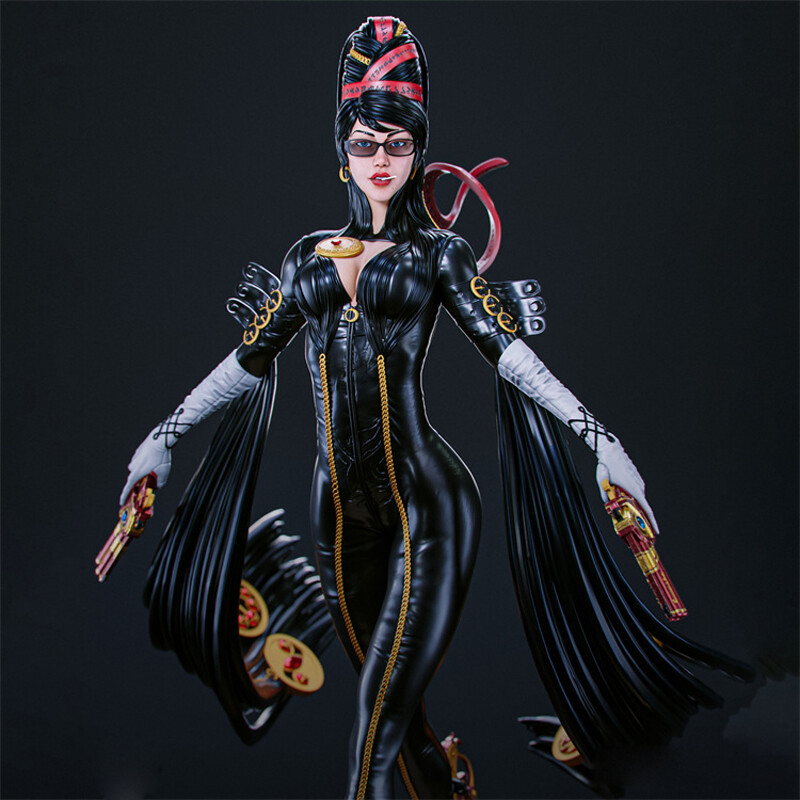 BAYONETTA 3D print figure 1/6 42cm Model Kit Unpainted