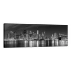 Large Canvas Print Painting Picture Photo New York City Bridge Gray Wall Art Dec