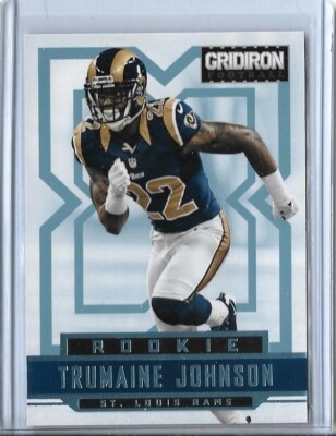 Trumaine Johnson 2012 Panini Gridiron Platinum X RC Rookie 13/25 Rams Jets