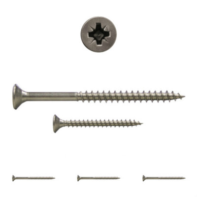 Spanplattenschrauben Holzschrauben Edelstahl V2A Schraube Schrauben Kreuzschlitz