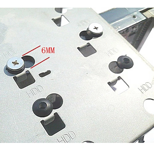 20Pcs PC HDD Dur Disque Drive Caddy Lecteur Anti Vibration Vis Screws + Joints - Bild 4 von 4