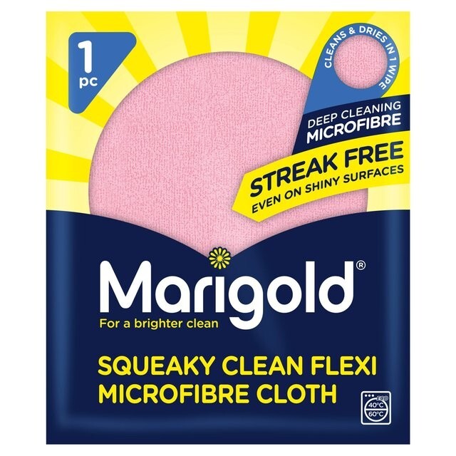 Marigold Squeaky Clean Microfibre Cloth All Cleaning Purpose