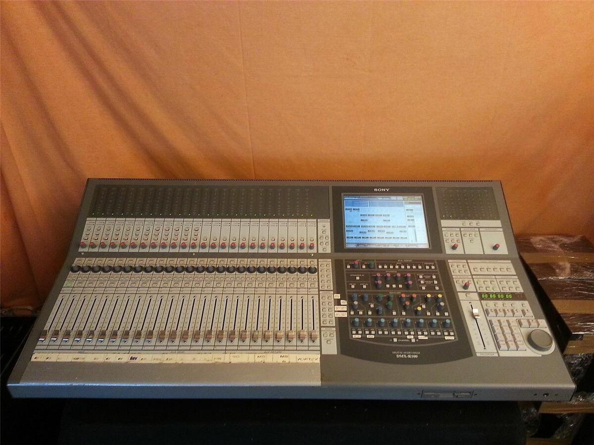 Sony Dmx-r100 48 CH Digital Mixer Mixing Console ADAT & Madi Sony Dmx-r100 48 CH Digital Mixer Mixing Console ADAT & Madi