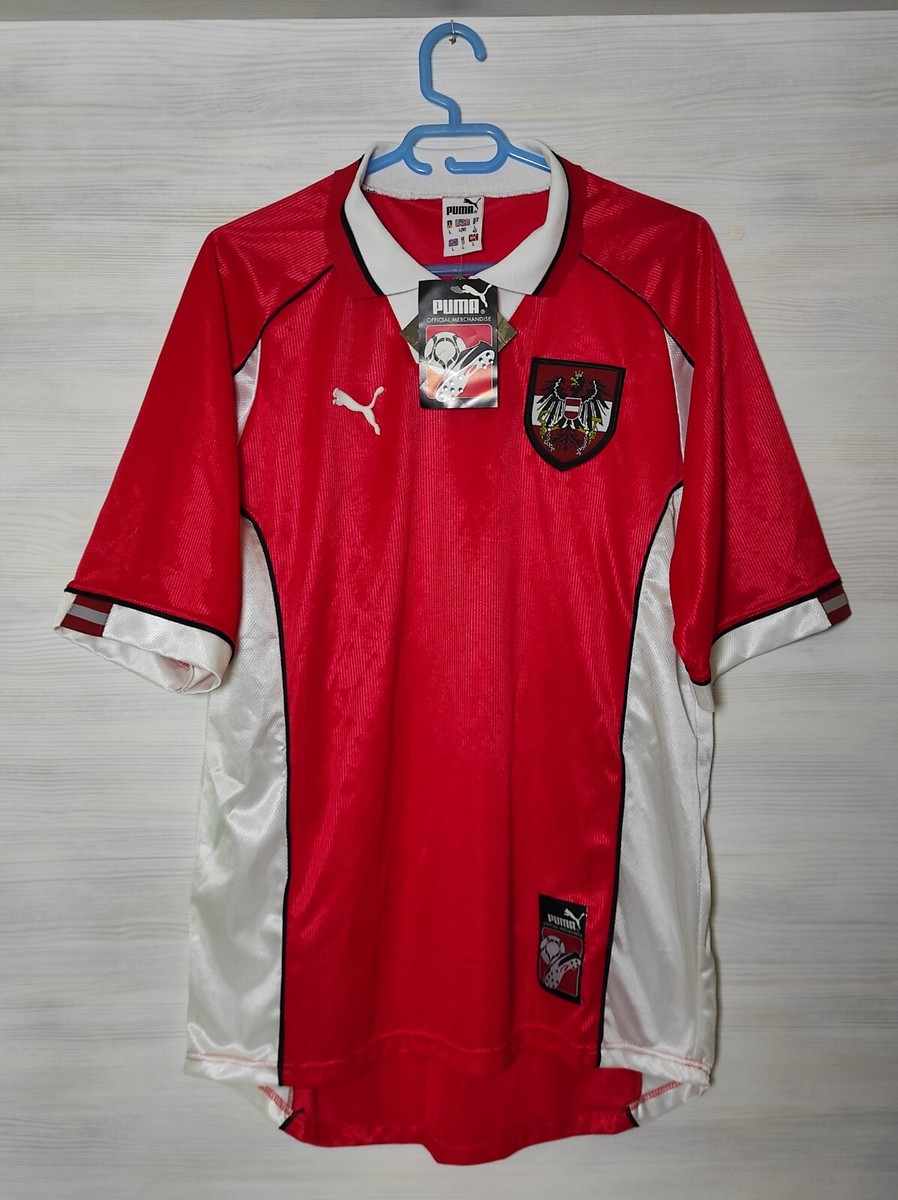 AUSTRIA NATIONAL TEAM 1998-00 AWAY SHIRT PUMA JERSEY SOCCER TAGS
