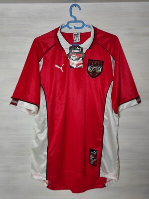AUSTRIA NATIONAL TEAM 1998-00 AWAY SHIRT PUMA JERSEY SOCCER TAGS