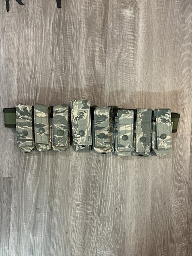 Tactic Adjust Belt With 8 Single Ammo Mag Pouch For 9mm Molle Cinturon Tactico - Picture 2 of 14