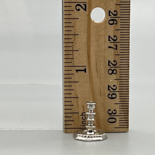 EUGENE KUPJACK Artisan STERLING SILVER Candlestick Holder 311 MINIATURE DOLLHOUS - Picture 13 of 13