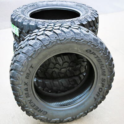 m: 4 Tires LT 285/75R16 Green Max Optimum Sport M/T MT Mud Load