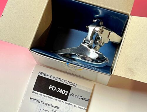 Deragliatore anteriore Shimano Dura-Ace 7400 Fd-7402 a fascetta nuovo in box - Picture 16 of 23