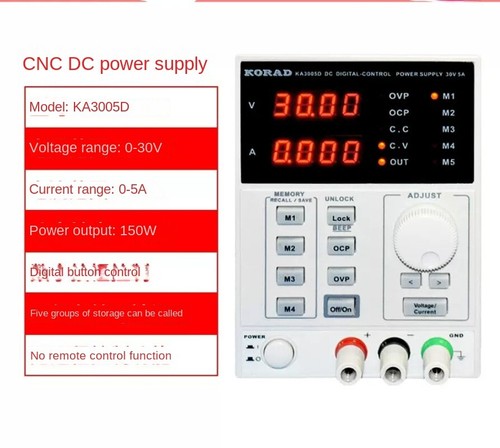 Programmable High Accuracy Adjustable Digital Laboratory Power Supply DC Power - Afbeelding 13 van 20