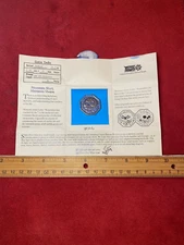 Memento Mori & Memento Vivere Reminder Niobium EDC Coin, Purple & Gold